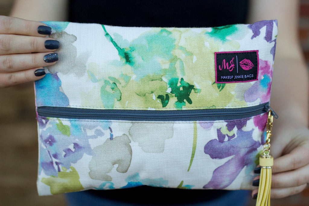 Z-Makeup Junkie Bag - Watercolor